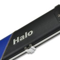 Halo Koffer Schwarz Blau Stripes für 3/4-geteilte Queues nah zu