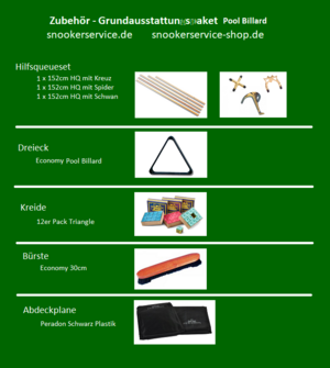 Grundausstattungs-Set Pool Billard