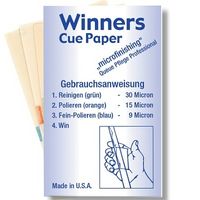 Winners Cue Paper