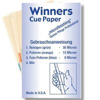 Winners Cue Paper
