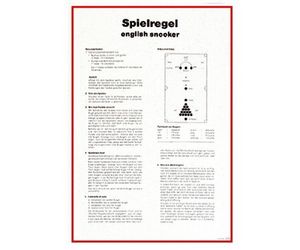 Snookerregeln Deutsch