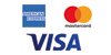 American Express, MasterCard, Visa